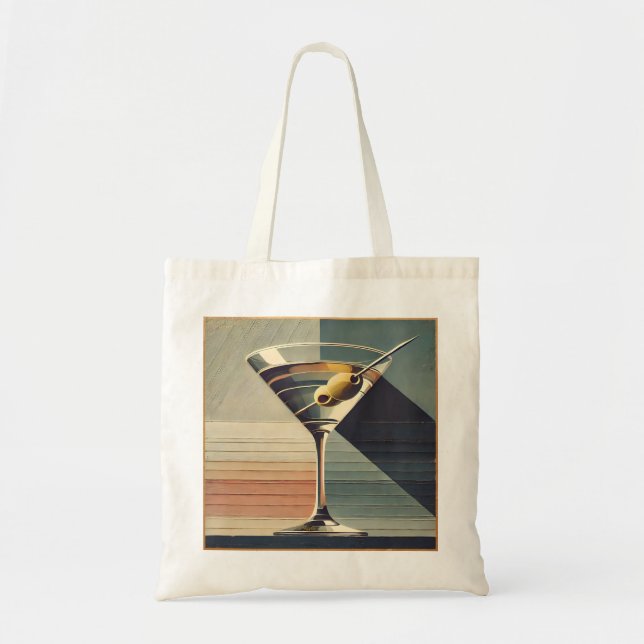 Mittelalterliche Moderne 2 Live Martini Cocktail S Tragetasche (Vorne)