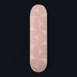 Mittelalterliche Moderne Abstrakte Muster Blush Pi Skateboard<br><div class="desc">Retro Mitte des Jahrhunderts moderne Muster - abstrakte geometrische Formen - minimalistische Muster in rot-pink / pfirsichfarben.</div>