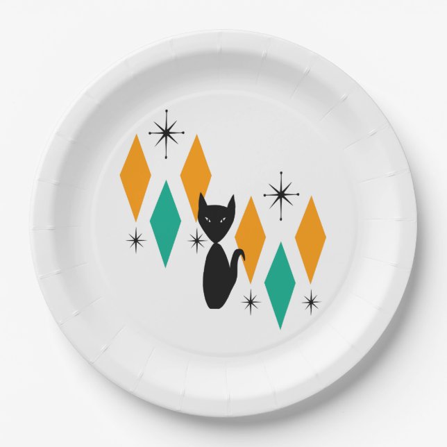 Mittelalterliche moderne atomare Sternexplosionen  Pappteller (Vorderseite)