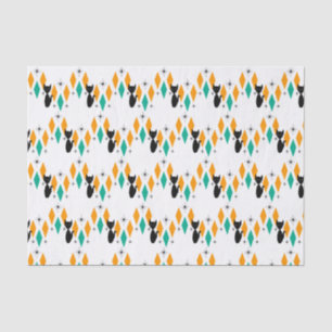 Mittelalterliche moderne Atomdiamanten-Sternexplos Seidenpapier