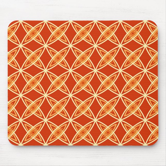 Mittelalterliche moderne Atomdruckerei - Mandarin  Mousepad (Vorne)