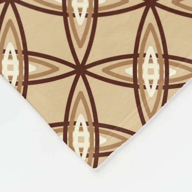 Mittelalterliche moderne Atomdrucktechnik - Camel  Fleecedecke (Ecke)