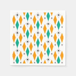 Mittelalterliche Moderne Epoche Diamond Orange Tür Serviette