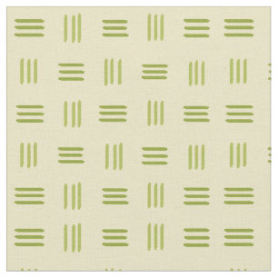 Mittelalterliche Moderne Gemusterte Linien (Limon) Stoff