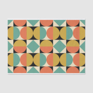 Mittelalterliche moderne geometrische Gestaltung Seidenpapier
