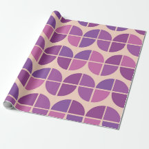 Mittelalterliche moderne geometrische rosa Lila