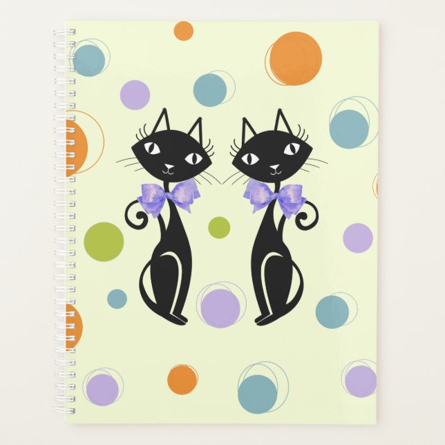 Mittelalterliche moderne Katze Planer (Vorderseite)