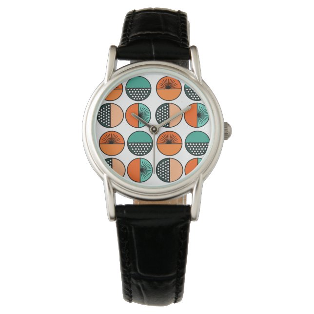 Mittelalterliche moderne Kreishalfen Armbanduhr (Vorderseite)