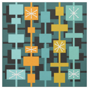 Mittelalterliche Moderne mehrfarbige Aquamarine Stoff