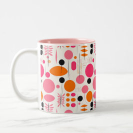 Mittelalterliche Moderne Muster Pastel Bohemische Zweifarbige Tasse