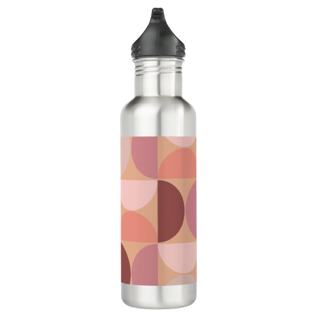 Mittelalterliche Moderne Muster Peach Fuzz Edelstahlflasche (Rechts)