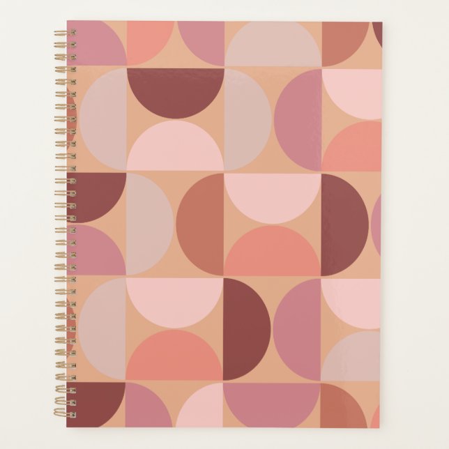 Mittelalterliche Moderne Muster Peach Fuzz Planer (Vorderseite)