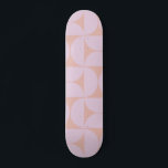 Mittelalterliche moderne Muster Soft Pastel Lilac Skateboard<br><div class="desc">Retro Mid Century Modernes Muster - Abstrakte geometrische Formen - Minimalistisches Muster in weichem Pastelllavender / lila / lila und beige.</div>