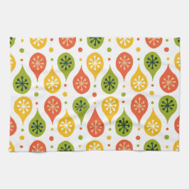 Mittelalterliche Moderne orangefarbene Regenfälle Geschirrtuch