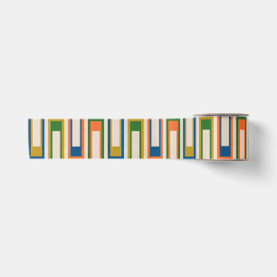 Mittelalterliche moderne Retro Geometric Lexington Satinband