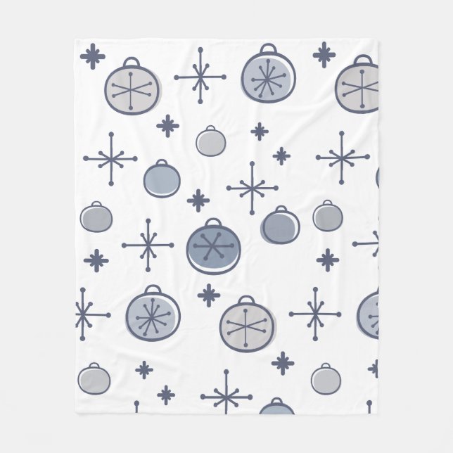 Mittelalterliche Moderne Retro Weihnachtsgeschicht Fleecedecke (Vorderseite)