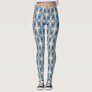 Mittelalterliche moderne Sternenburst-Muster Leggings
