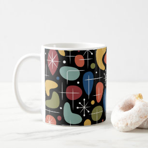 Mittelalterliche moderne Sternenexplosion Muster Kaffeetasse