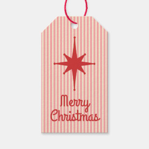 Mittelalterliche Moderne Vintage Weihnachtsfeier R Geschenkanhänger