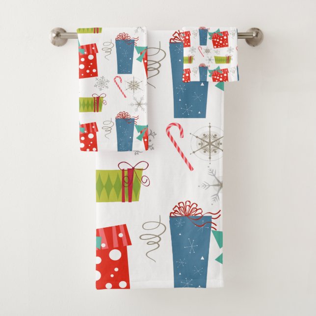 Mittelalterliche Moderne Weihnachtsgeschenke & Can Badhandtuch Set (Insitu)