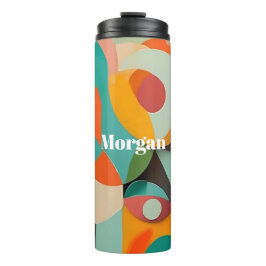 Mittelalterliche Monografie oder Name der Modernen Thermosbecher