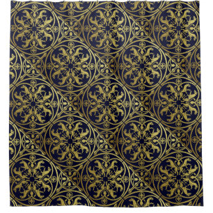 Mittelalterliche Renaissance Herald Lion Leopard M Duschvorhang