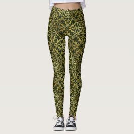 Mittelalterliche Renaissance Herald Lion Leopard M Leggings