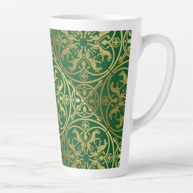Mittelalterliche Renaissance Herald Lion Leopard M Milchtasse (Rechts)