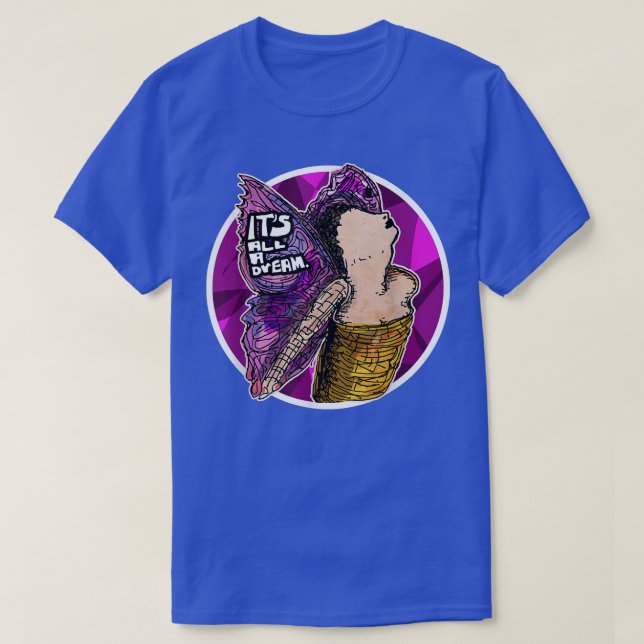 Mittelalterliche Renaissance Huzzah Fairy Dream Gr T-Shirt (Design vorne)