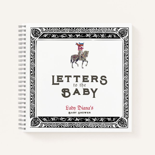 Mittelalterliche Renaissance Ritter Renfaire W Bab Notizbuch (Vorderseite)