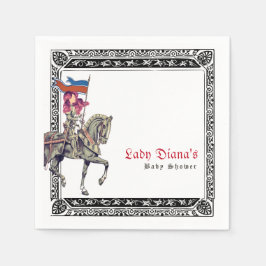 Mittelalterliche Renaissance Ritter Renfaire W Bab Serviette