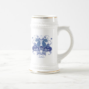 mittelalterliche Renaissance Vintage Löwen Bierglas