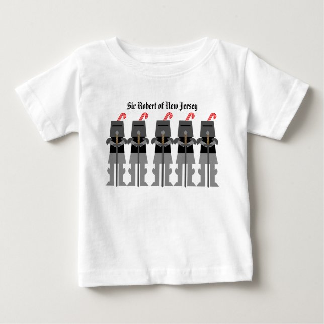 Mittelalterliche Ritter Baby T-shirt (Vorderseite)