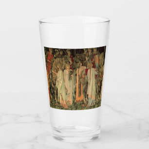 Mittelalterliche Ritter des Runden Tisches Glas