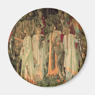 Mittelalterliche Ritter des Runden Tisches Magnet