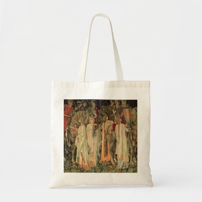 Mittelalterliche Ritter des Runden Tisches Tragetasche (Vorne)