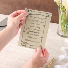 Mittelalterliche Rollen Leinen Hochzeit Rett Einla