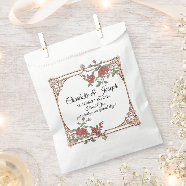 Mittelalterliche Romantische Gastgeschenk Hochzeit Geschenktütchen (Ausgeschnitten)