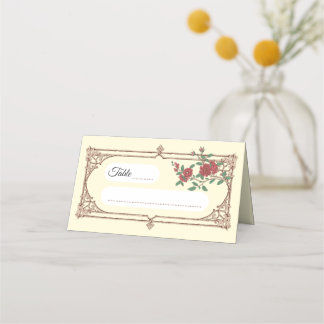 Mittelalterliche romantische Hochzeitstorte Platzk Platzkarte