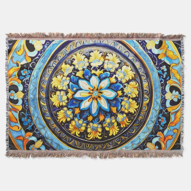 Mittelalterliche römisch-italienische Majolika Decke (Vorderseite)