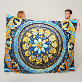 Mittelalterliche römisch-italienische Majolika Fleecedecke