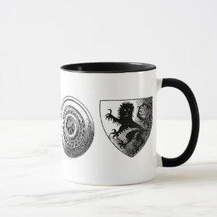 Mittelalterliche Schilde Tasse