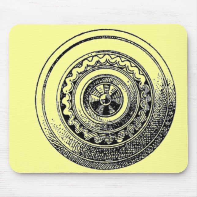 Mittelalterliche Schildkröte Mousepad (Vorne)