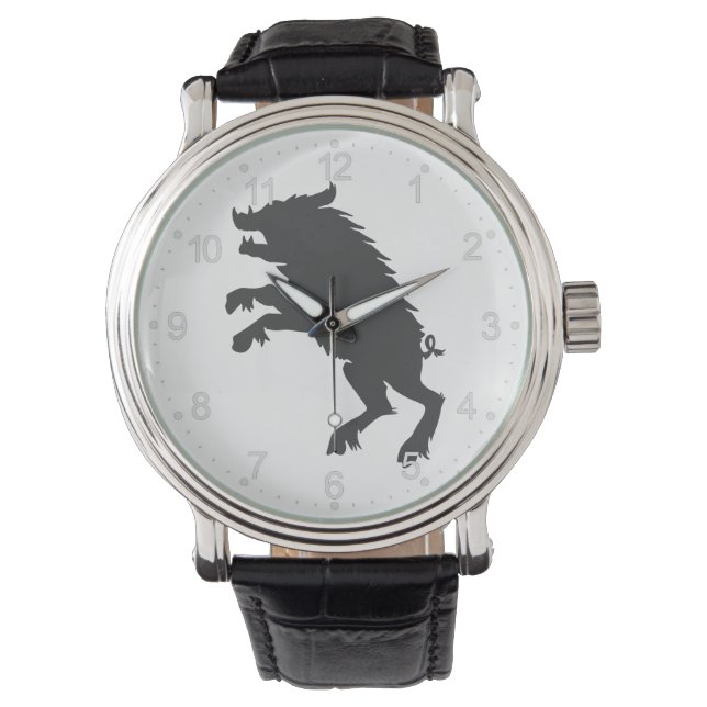Mittelalterliche Silhouette Armbanduhr (Vorderseite)