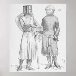 Mittelalterliche Soldaten Poster