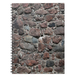 Mittelalterliche Steinmauer-Struktur Hintergrund A Notizblock