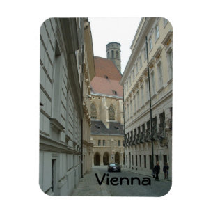 Mittelalterliche Straße Magnet