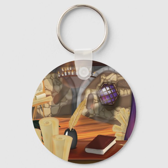 Mittelalterliche Studie Schlüsselanhänger (Vorderseite)