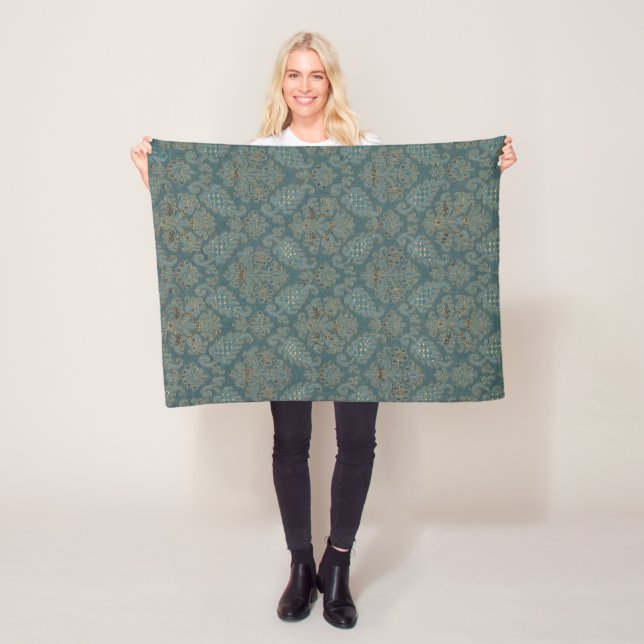 mittelalterliche Texturtextur Fleecedecke (Beispiel)