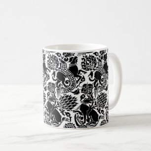 Mittelalterliche Tiere Kaffeetasse